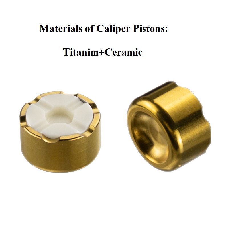 Lewis LHT 4 Piston Hydraulic Disc Brake Set