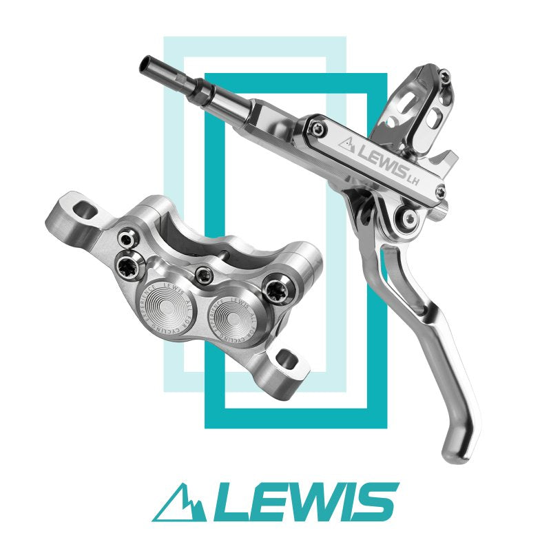 Lewis LH4 4 Piston Hydraulic Disc Brake Set