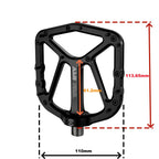 Lewis Aluminum Pedals Ridge