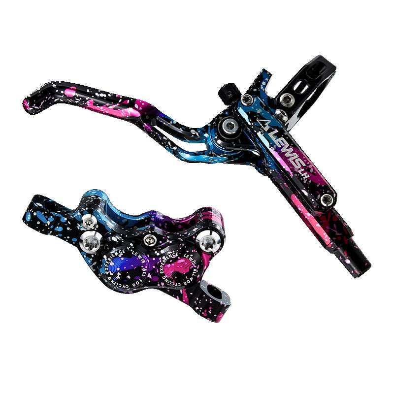 Lewis LH4 4 Piston Hydraulic Disc Brake Set