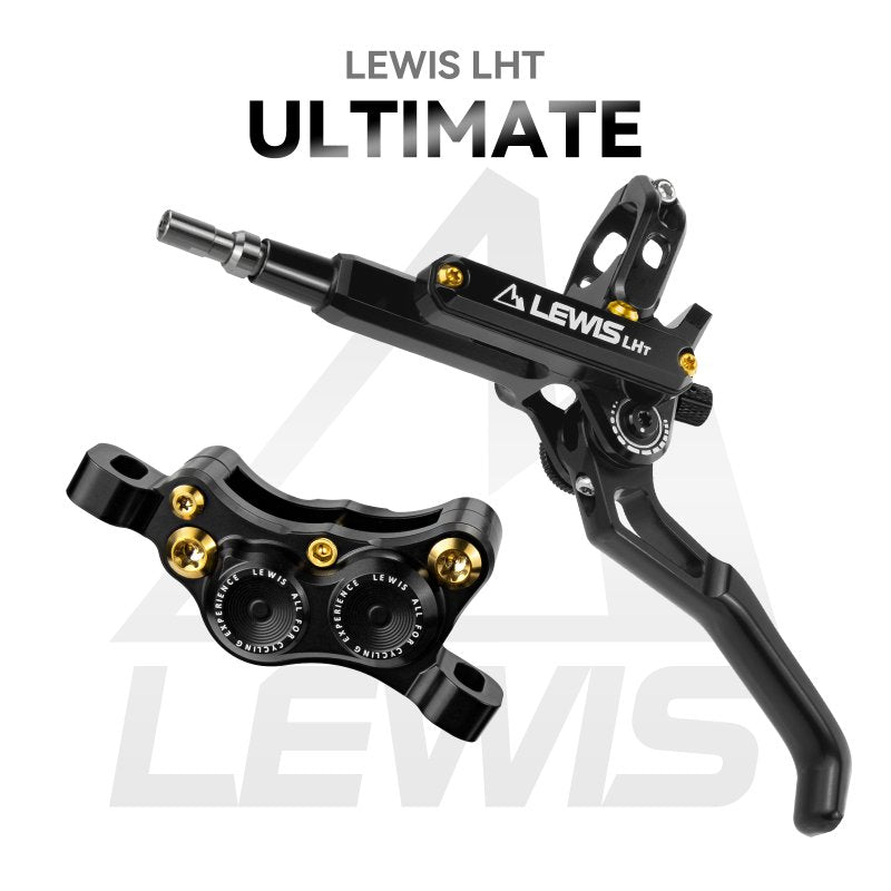 Lewis LHT 4 Piston Hydraulic Disc Brake Set