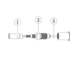 Lewis LH4 and LHT Replacement Lever Hose Connector Olive