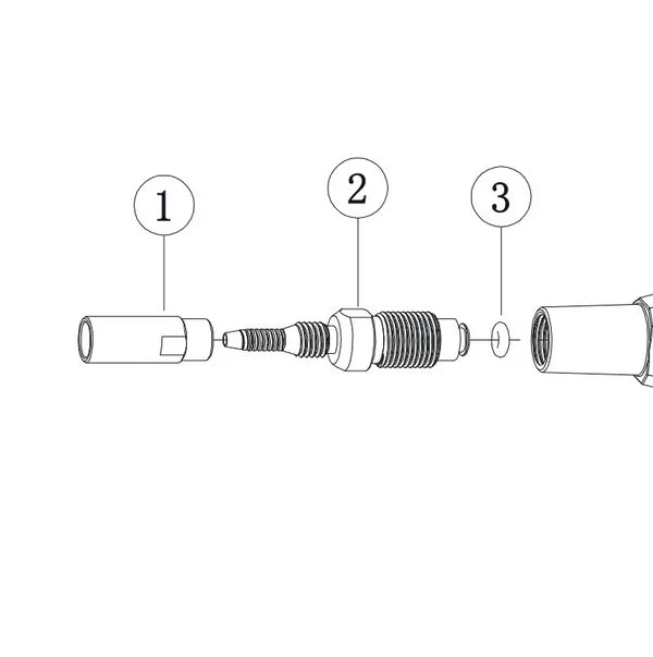Lewis LH4 and LHT Replacement Lever Hose Connector Olive