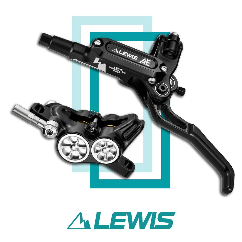 Lewis AE 4 Piston Hydraulic Disc Brake Set