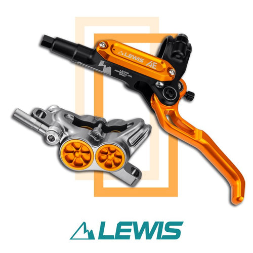 Lewis AE 4 Piston Hydraulic Disc Brake Set