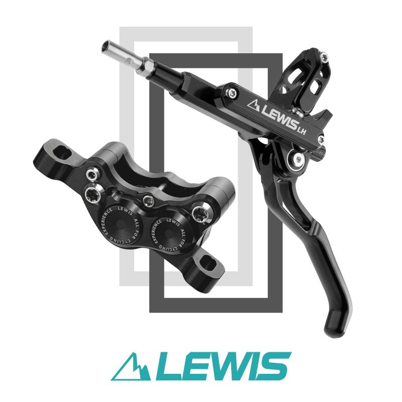 Lewis LH4 4 Piston Hydraulic Disc Brake Set