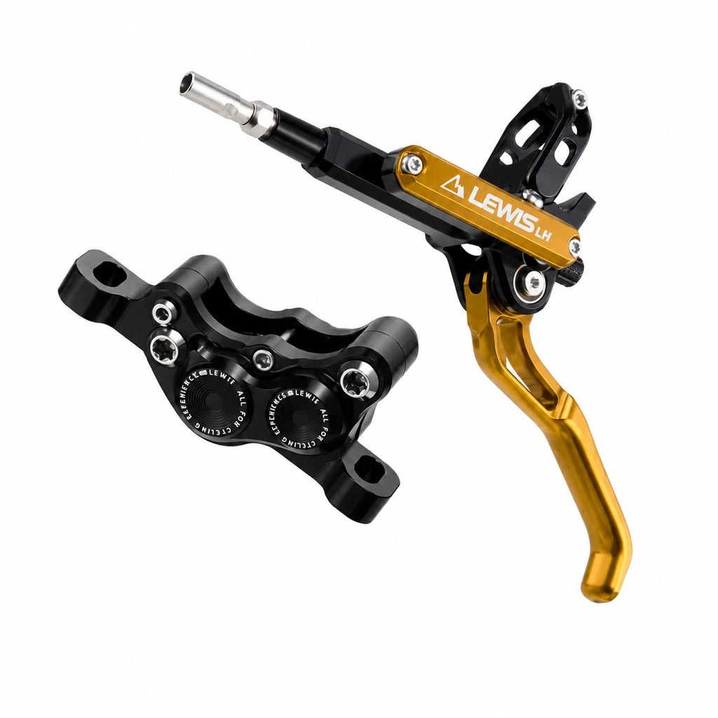 Lewis LH4 4 Piston Hydraulic Disc Brake Set